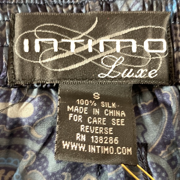 Intimo Men's Executive Silk Boxer, Gray, Small - Picture 4 of 6